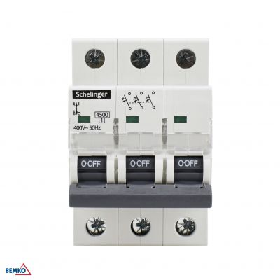 Wyłącznik nadprądowy 6kA 3P C50A A02-G7-3P-C50 BEMKO SP Z O.O. (A02-G7-3P-C50)